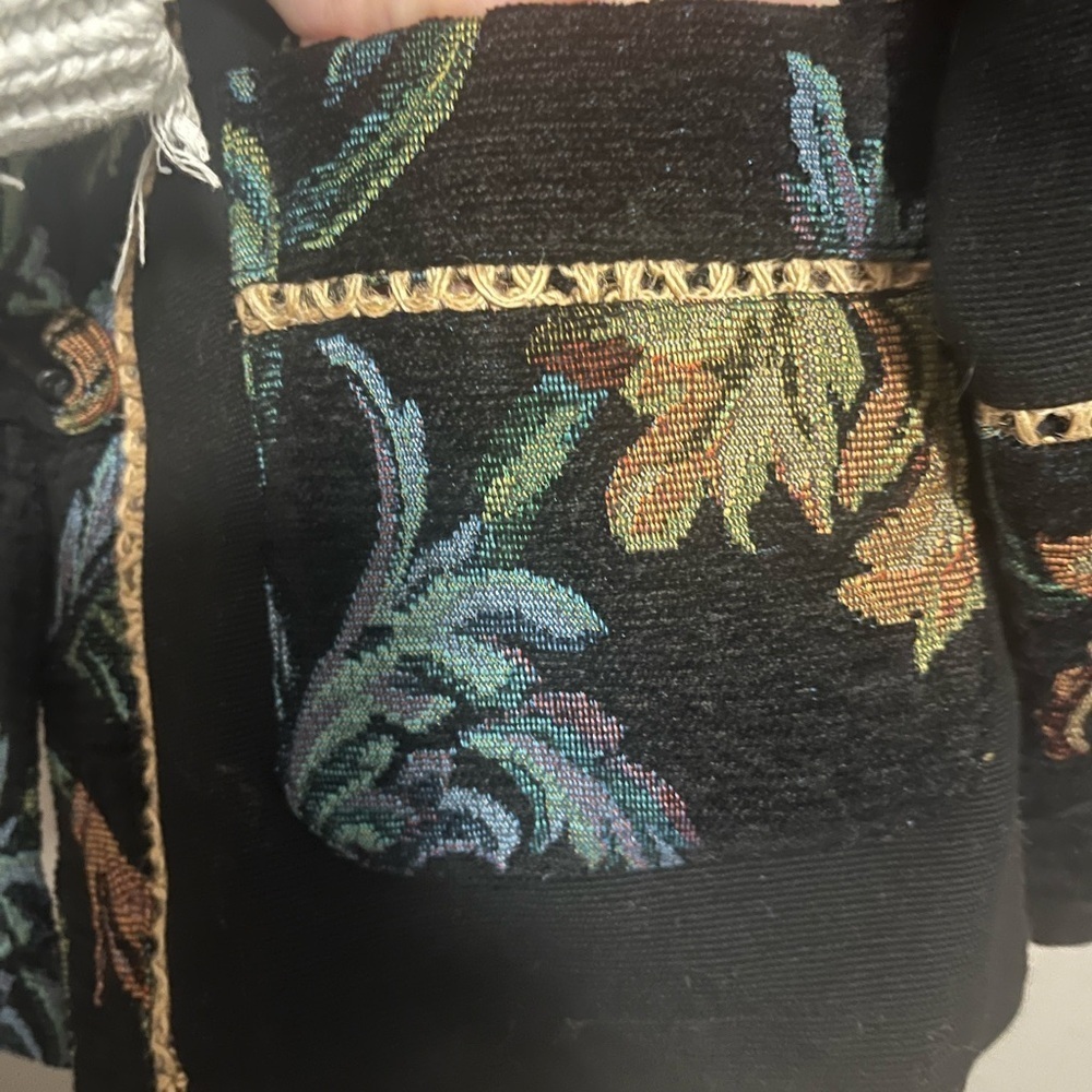 Vintage 1990s Parsley and Sage Embroidered Jacket Streetwear Vintage Abstract XL - Picture 6 of 6